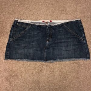 Express X2 denim skirt